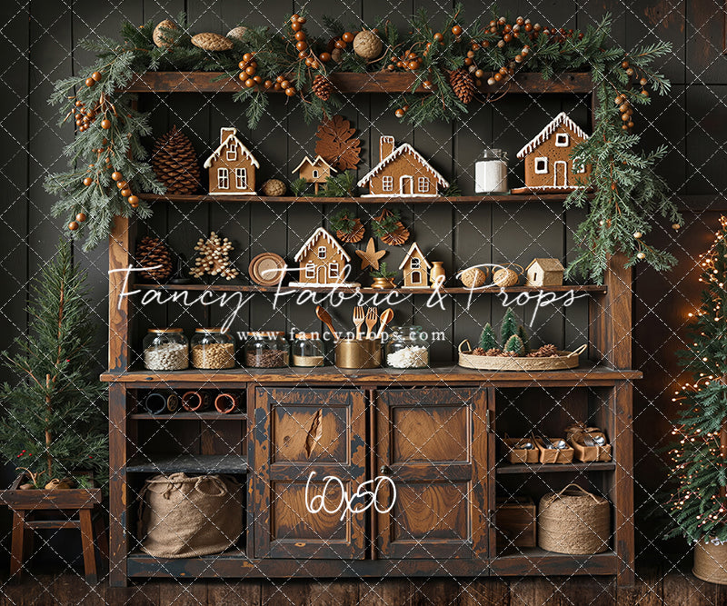 Christmas Kitchen Charm - With Sweep Option
