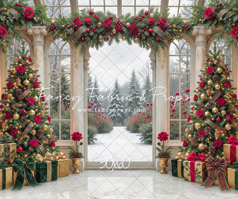 Christmas Rose Gala - with Sweep Option