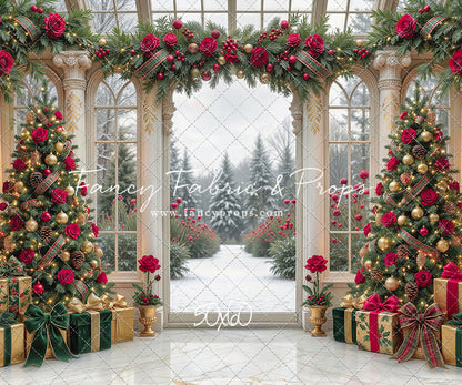 Christmas Rose Gala - with Sweep Option