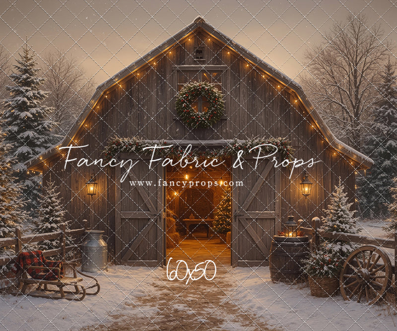 Christmas In The Timber Barn - with Sweep Option