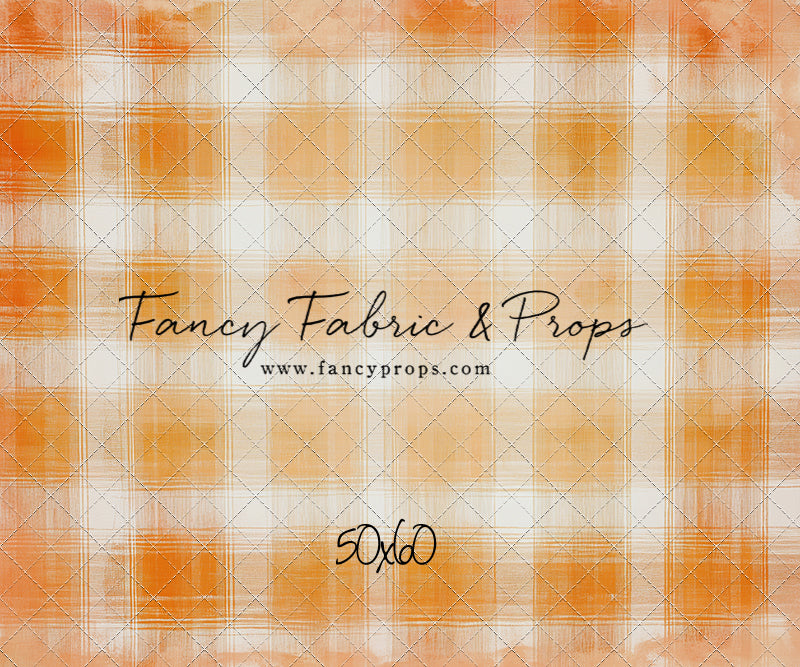 Citrus Tartan- With Sweep Option