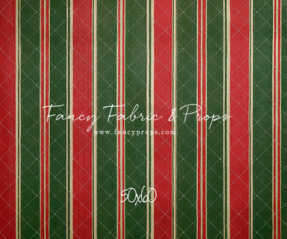 Classic Christmas Stripe - With Sweep Option