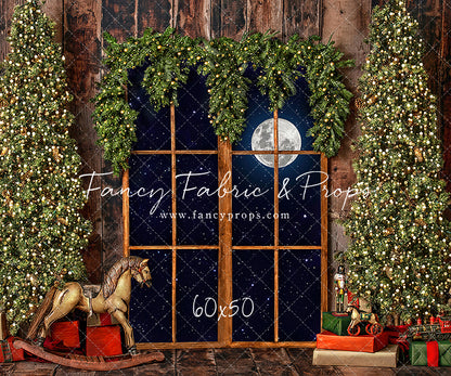 Classic Rustic Window With Trees