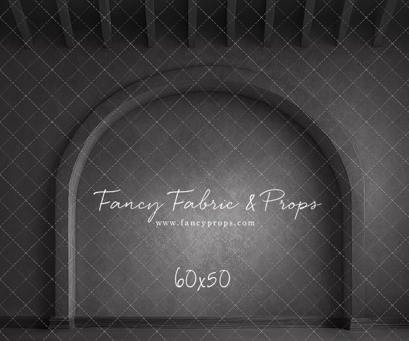 Elegant Charcoal Alcove - Solid Floor - With Sweep Option