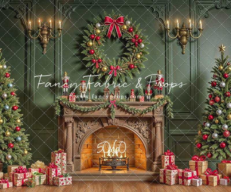 Emerald Christmas Room - with Sweep Option