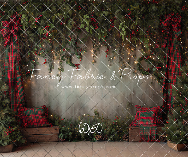 Evergreen Tartan Nook - With Sweep Option