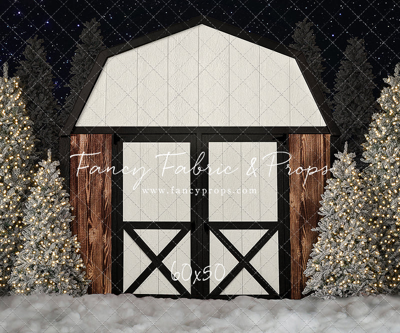 Modern Christmas Barn - No Light