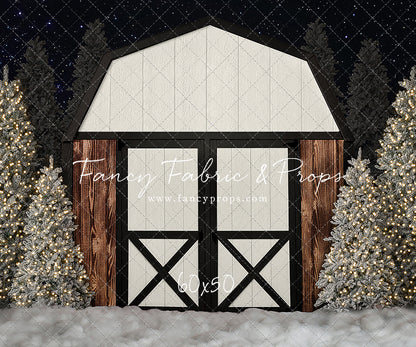 Modern Christmas Barn - No Light