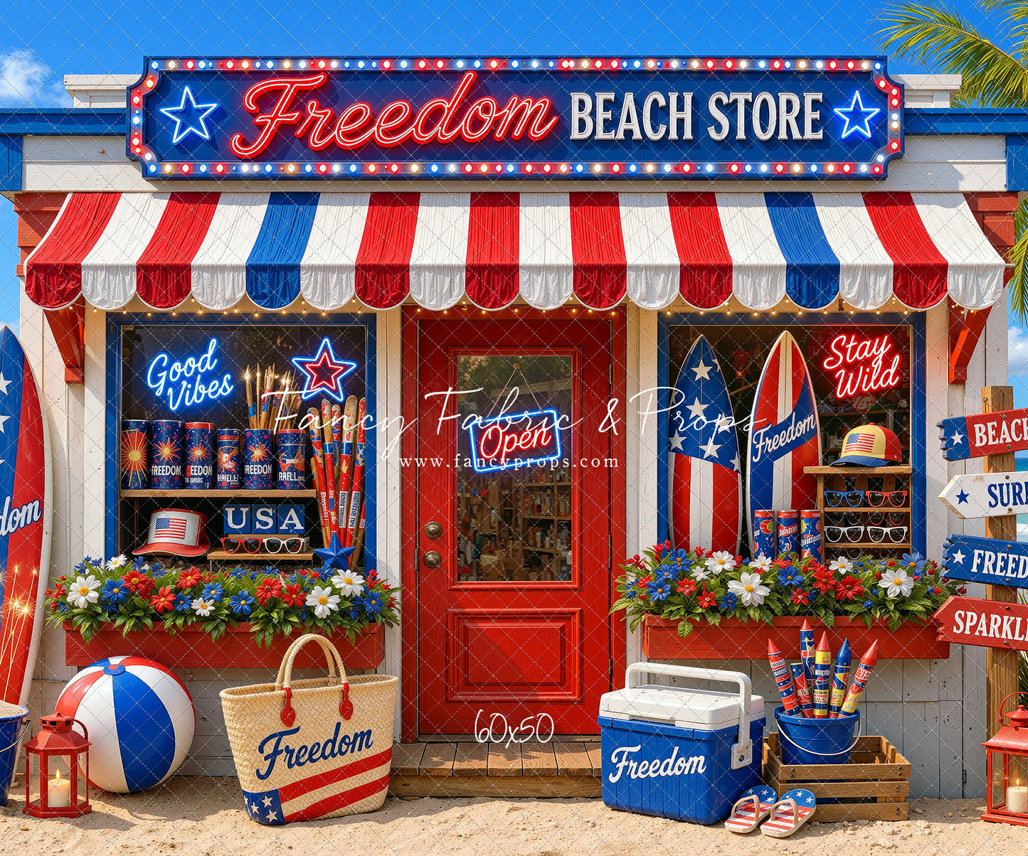 Freedom Beach Shoppe - With Sweep Option