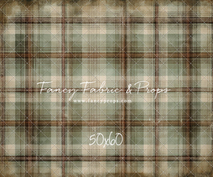 Frosted Plaid Spruce - With Sweep Option