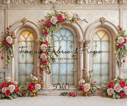 Gilded Holiday Windows - with Sweep Option