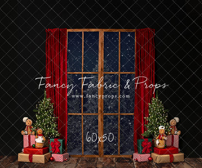 Gingerbread Mantle Window