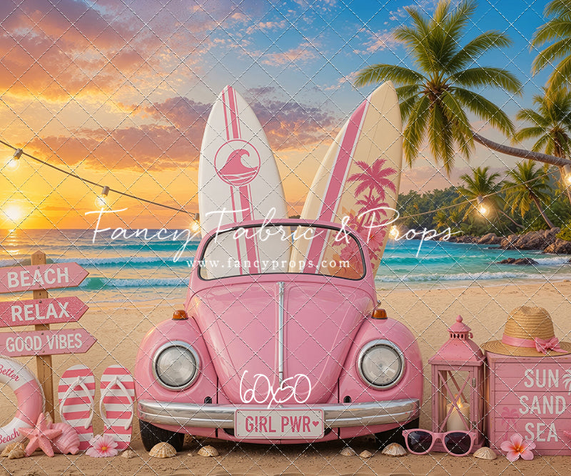 Girl Power Beach Bug - With Sweep Option