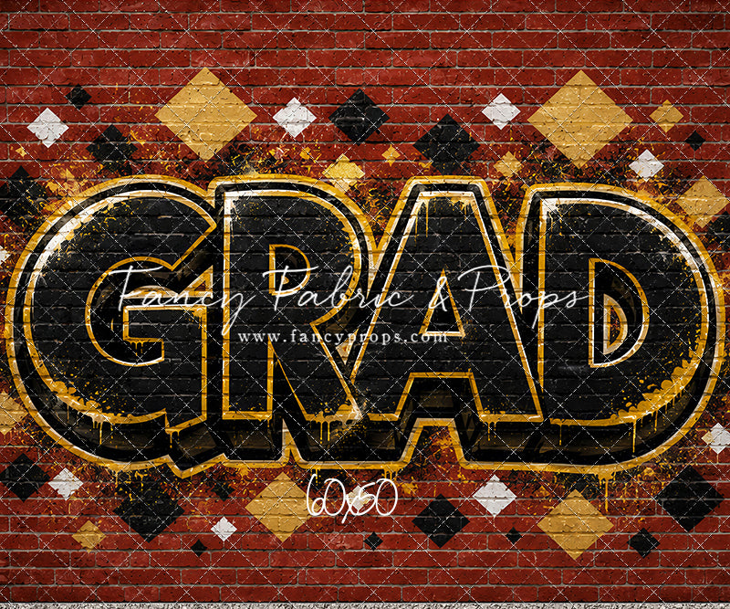 Gold & Black Grad - With Sweep Option