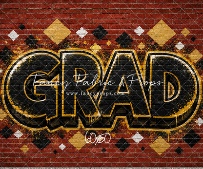 Gold & Black Grad - With Sweep Option