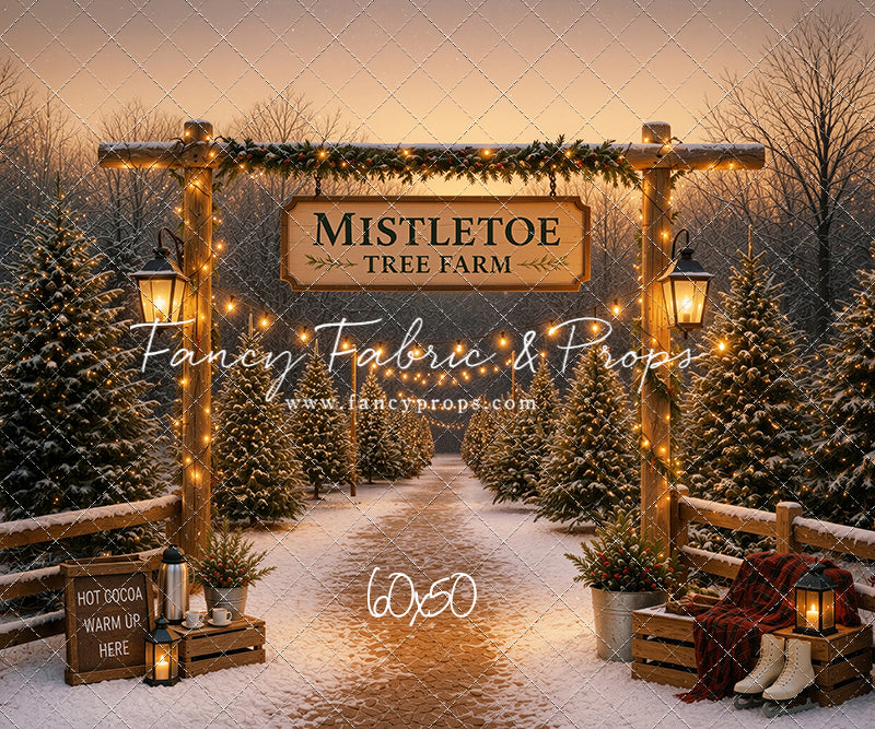 Golden Glow Christmas Farm - with Sweep Option