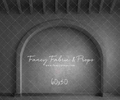 Gothic Gray Archway - Solid Floor - With Sweep Option