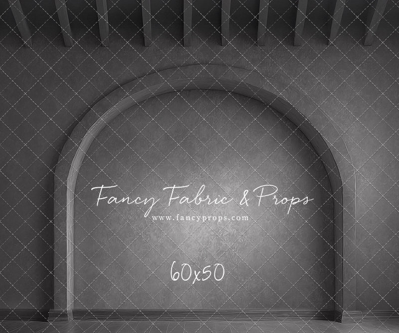 Gothic Gray Archway - Wood Floor - With Sweep Option