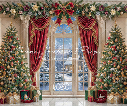 Holiday Window Elegance - with Sweep Option