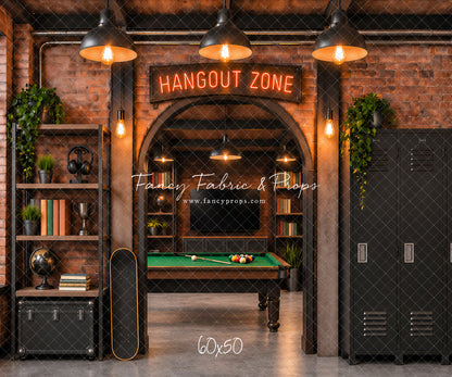 Industrial Loft Hangout Zone - With Sweep Option
