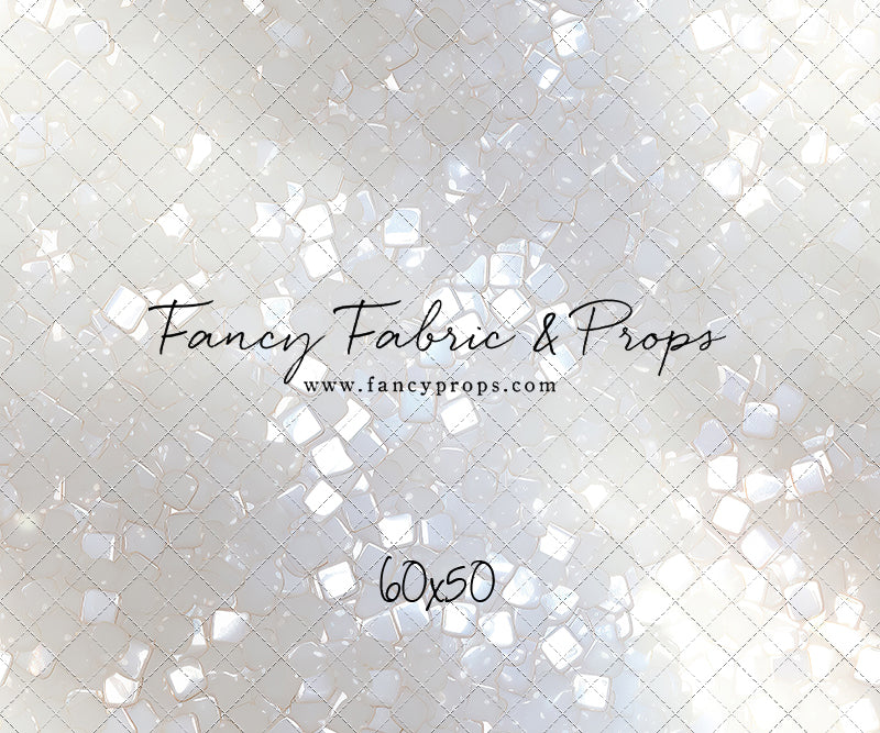 Iridescent White Sparkle