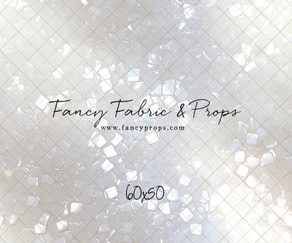 Iridescent White Sparkle