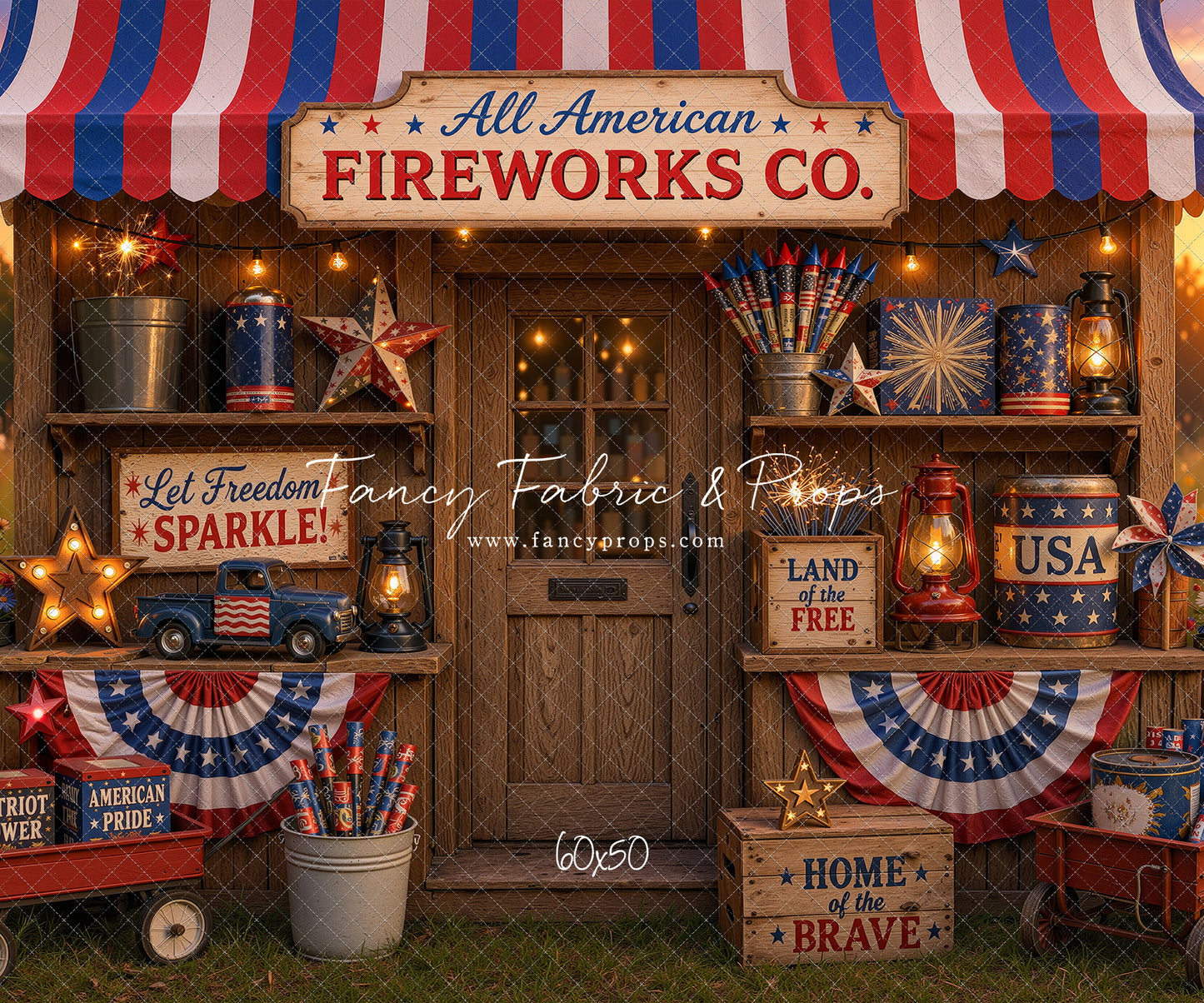 Liberty Sparks Fireworks Stand - With Sweep Option