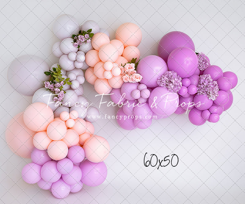 Pretty Magenta Magic Balloon Arch