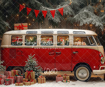 Merry Little Bus Stop - with Sweep Option