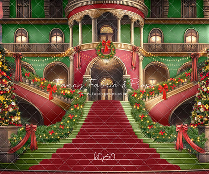 Merry Mansion- Red Rug - with Sweep Option