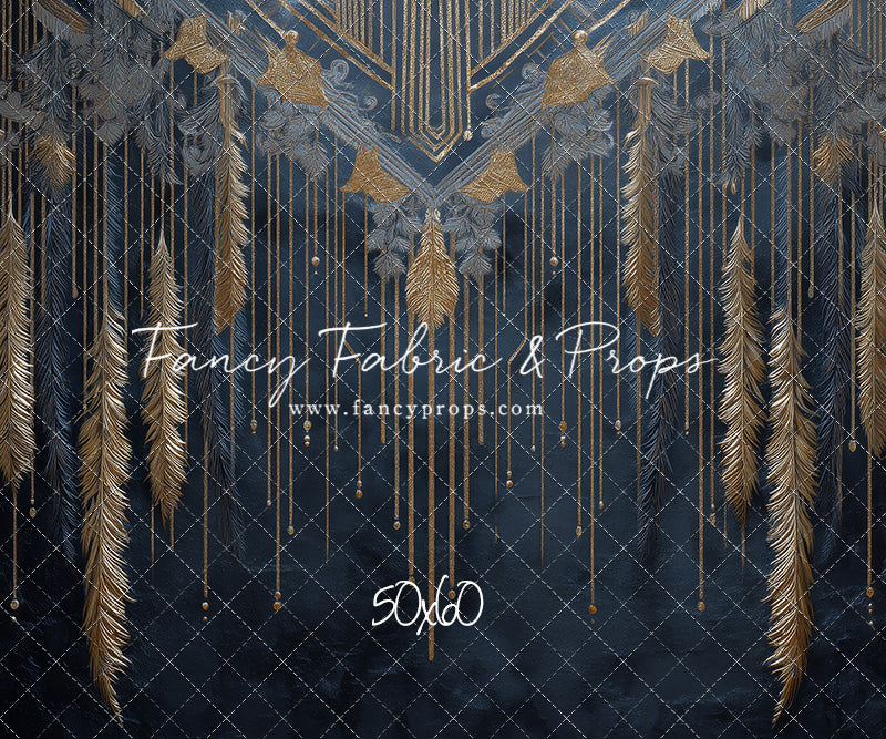 Midnight Feather Cascade - With Sweep Option