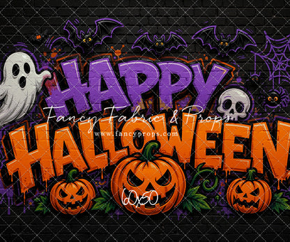 Midnight Graffiti Halloween - With Sweep Option
