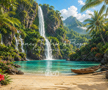 Moana's Waterfall - With Sweep Option