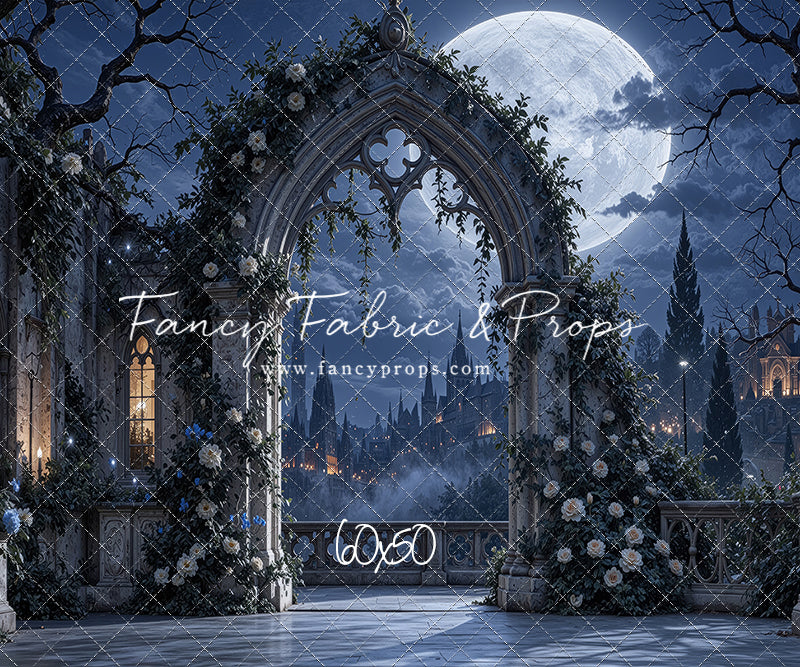 Moonlit Gothic Garden - with Sweep Option