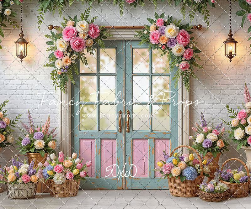 Pastel Garden Doors - With Sweep Option
