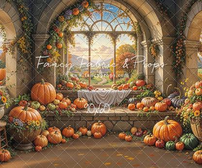 Pumpkin Patch Paradise - With Sweep Option