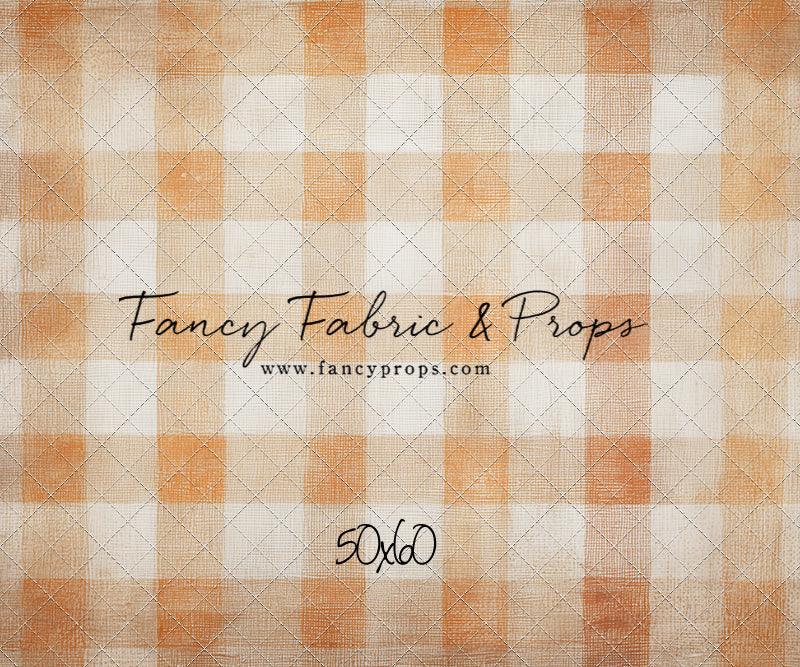 Pumpkin Patch Plaid - With Sweep Option