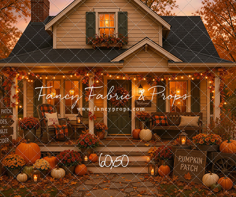 Pumpkin Patch Welcome - With Sweep Option