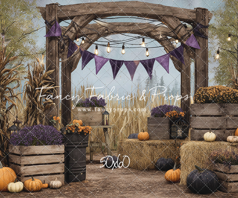 Pumpkin & Plum Harvest - with Sweep Option