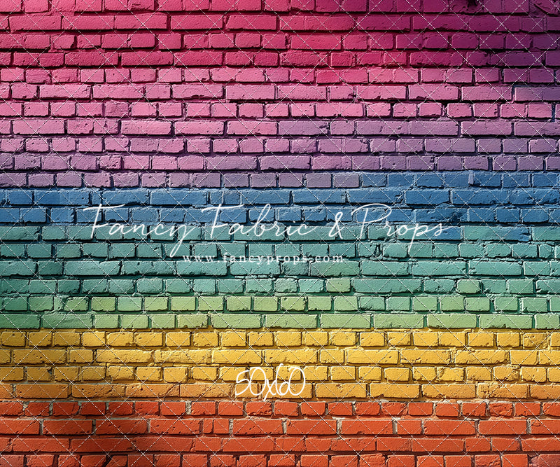Rainbow Riot Brick - With Sweep Option