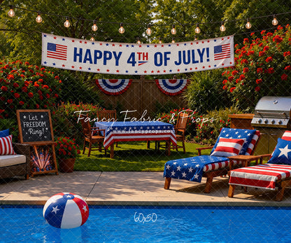 Red, White & Poolside Nights - With Sweep Option