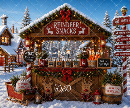 Reindeer Snacks- With Sweep Option