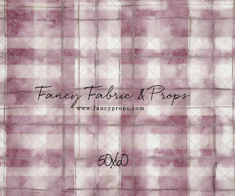 Rose Mist Plaid - With Sweep Option