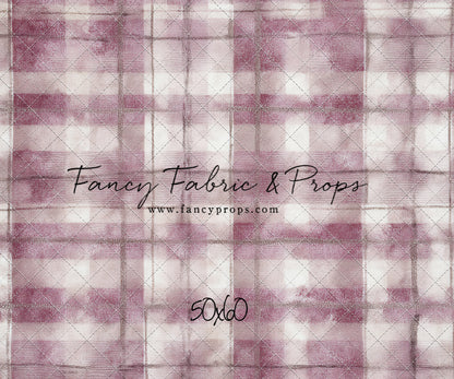 Rose Mist Plaid - With Sweep Option