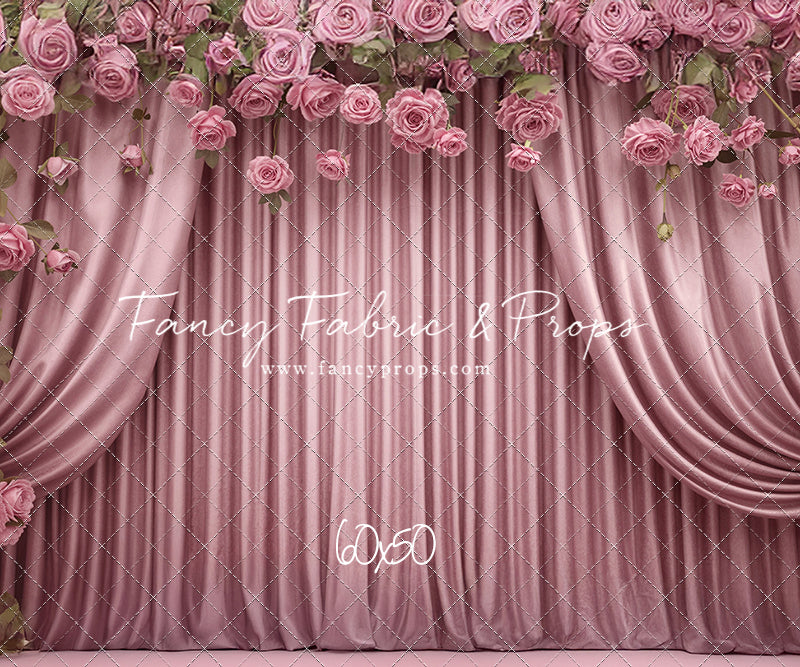 Rose Petal Curtain - With Sweep Option