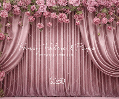 Rose Petal Curtain - With Sweep Option