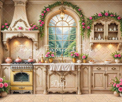 Rosewood Cottage Kitchen - With Sweep Option