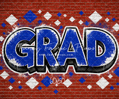Royal & White Grad - With Sweep Option