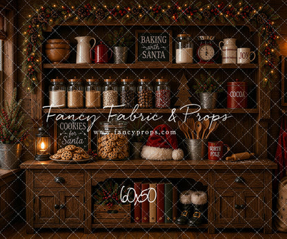 Santa's Cookie Cupboard - With Sweep Option