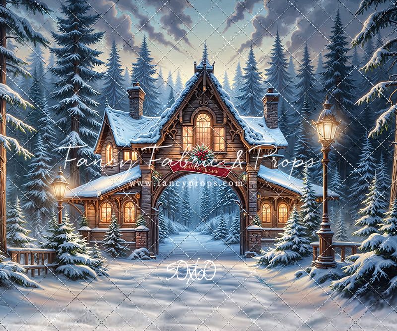 Santa's Village Entrance - With Sweep Option